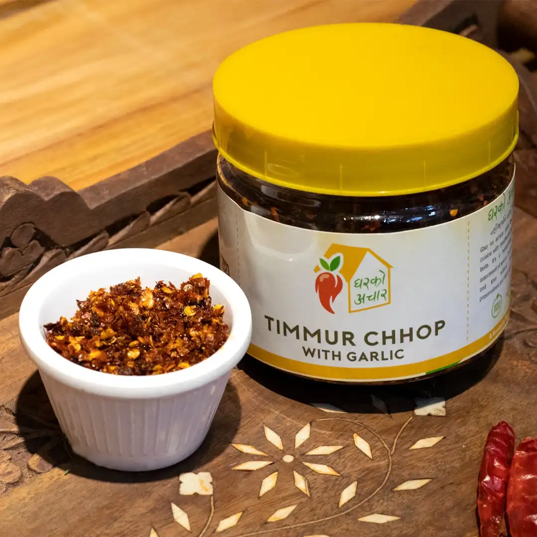 Product image of Timmur Chhop with Garlic 160gm