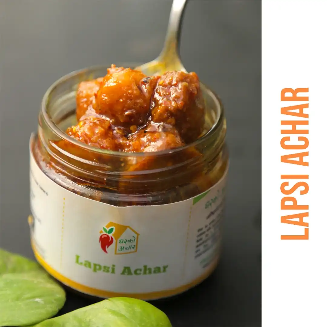 Product image of Sweet & Sour Lapsi Achar 350gm