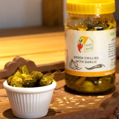 Green Chilies & Garlic Achar 35...