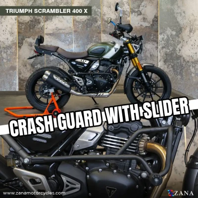 Zana Crash Guard with Sliders f...