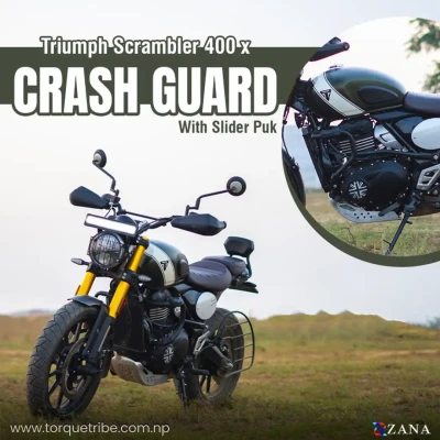 Crash Guard With Puck Slider Bl...