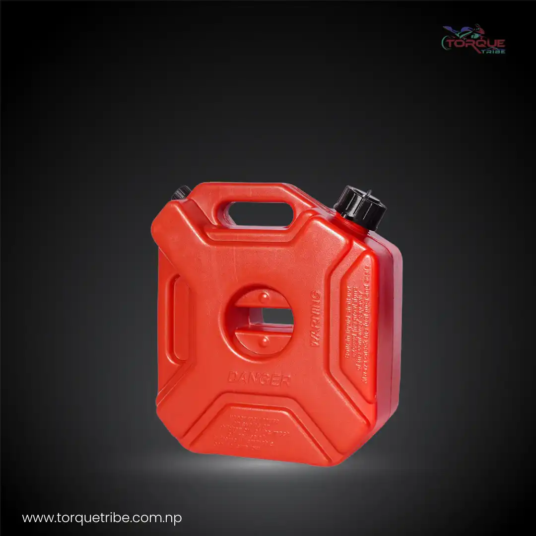 Product image of Universal Jerry Can Fuel Can 5L for Motorcycles – Black & Red