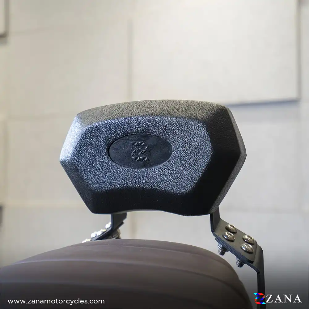 Product image of Zana Backrest for Triumph Scrambler 400 X & Speed 400 – Black