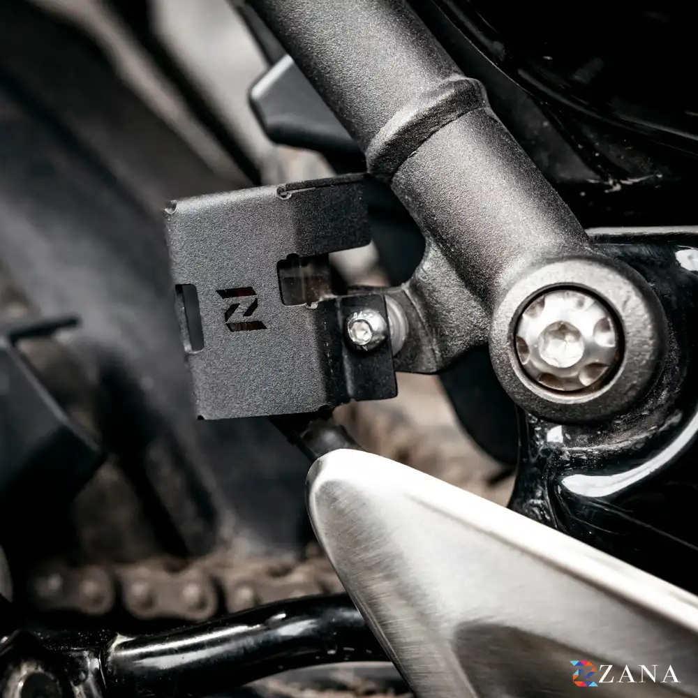 Product image of Rear Oil Reservoir Hex Cover for Triumph Scrambler 400 X & Speed 400 –Balck