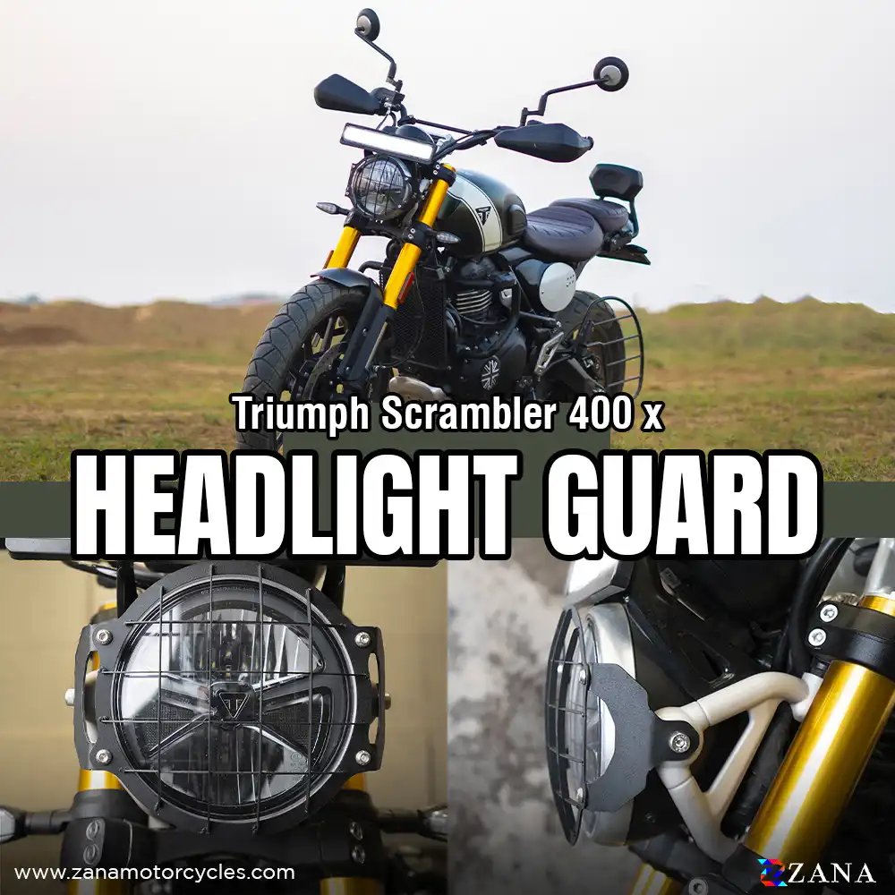 Product image of Headlight Grill Black for Triumph Speed 400 & Scrambler 400 X | ZANA