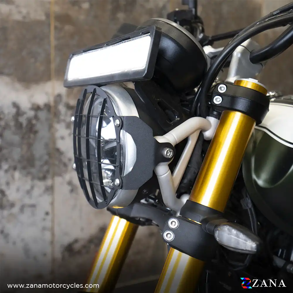 Product image of Headlight Grill Black for Triumph Speed 400 & Scrambler 400 X | ZANA