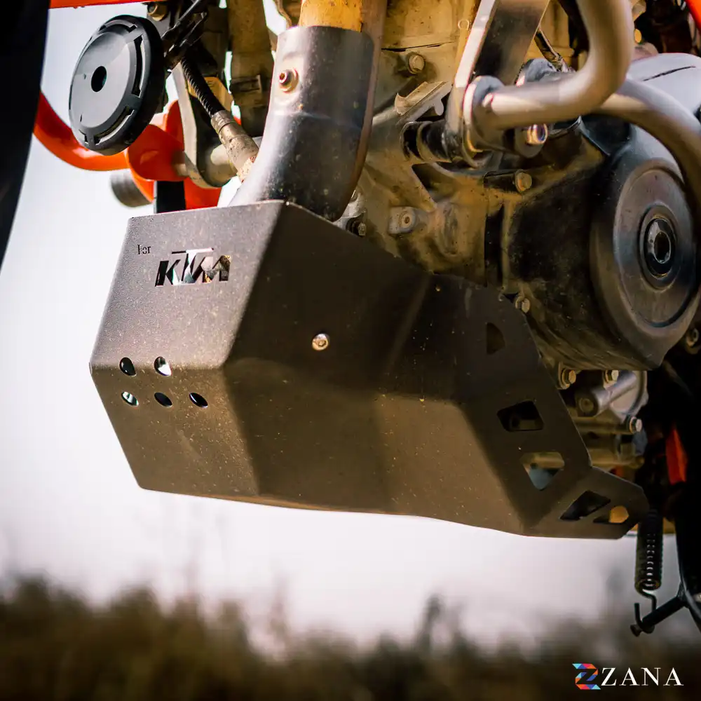 Product image of Zana Bash Plate SS 304 for KTM Adventure 390 (2025) – Black