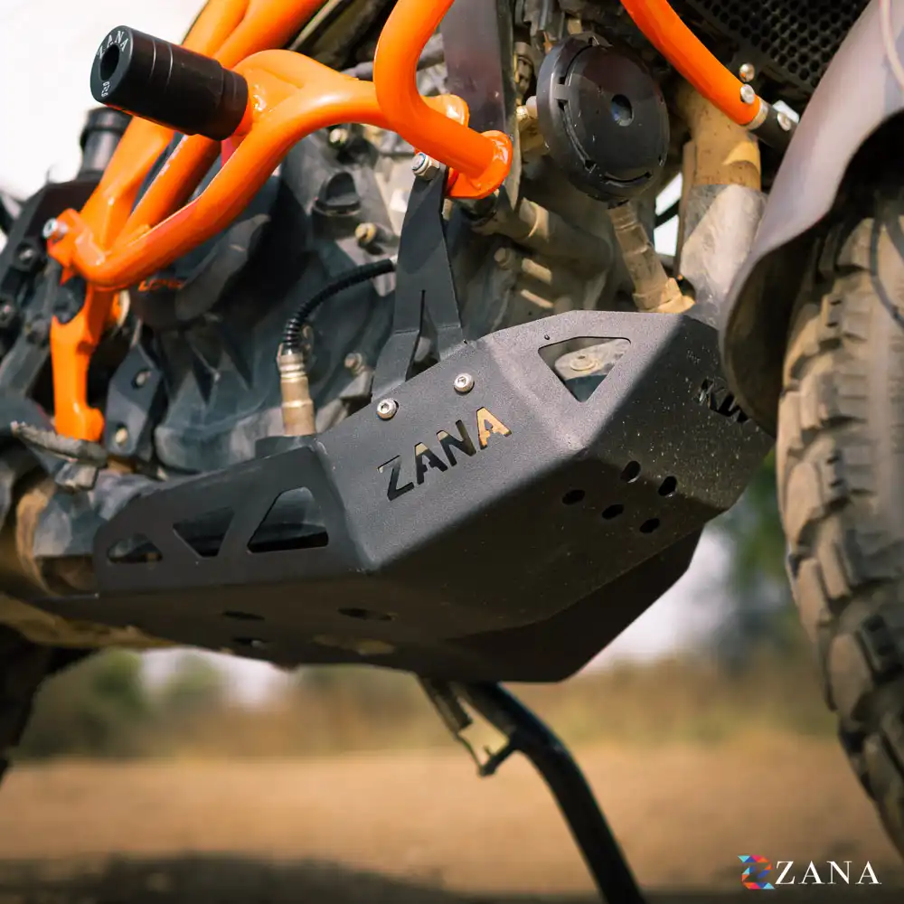 Product image of Zana Bash Plate SS 304 for KTM Adventure 390 (2025) – Black