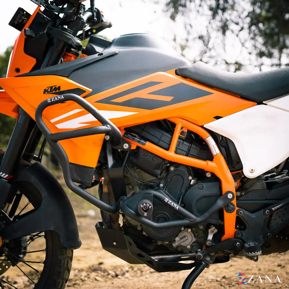 Product image of Zana Crash Bars for 2025 KTM ADV 250/390 & Enduro 390 – Black
