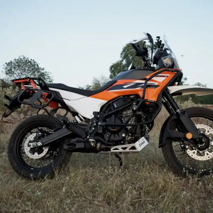 Product image of Zana Upper & Lower Crash Guard Set for KTM Adventure 250/390 (2025) – Black
