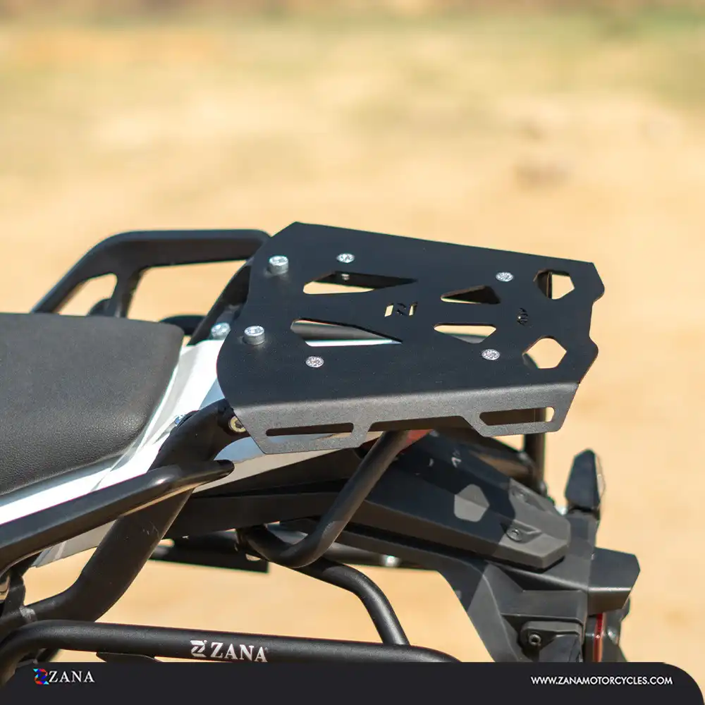 Product image of ZANA Top Rack with MS Plate for KTM ADV 250/390 2025 – Black