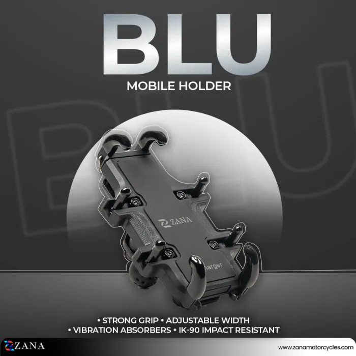 Product image of Zana Universal Mobile Holder for Motorcycles & Bicycles – BLU