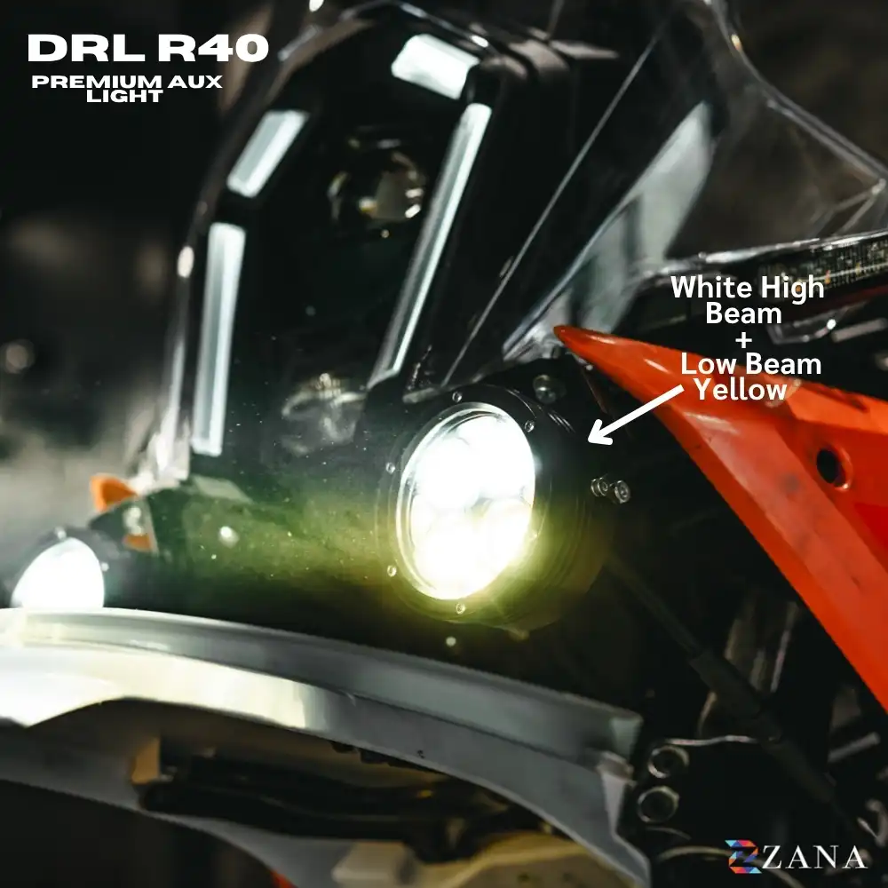 Product image of ZANA Universal LED Fog Light with DRL (DRL-R40) – Silver Series