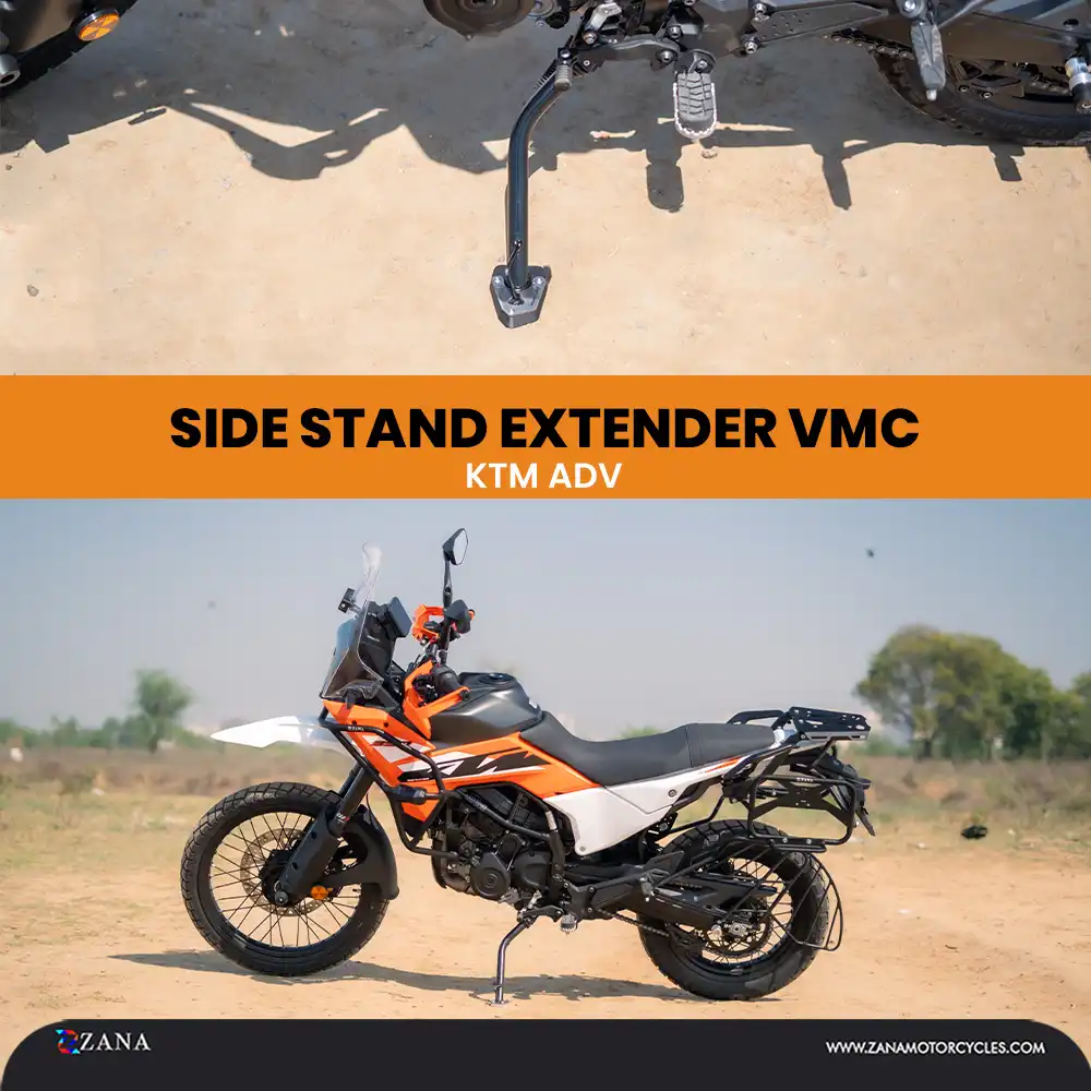 Product image of ZANA  Side Stand Extender for KTM Adventure 250, 390 & Enduro 390 2025 – CNC Machined Aluminum