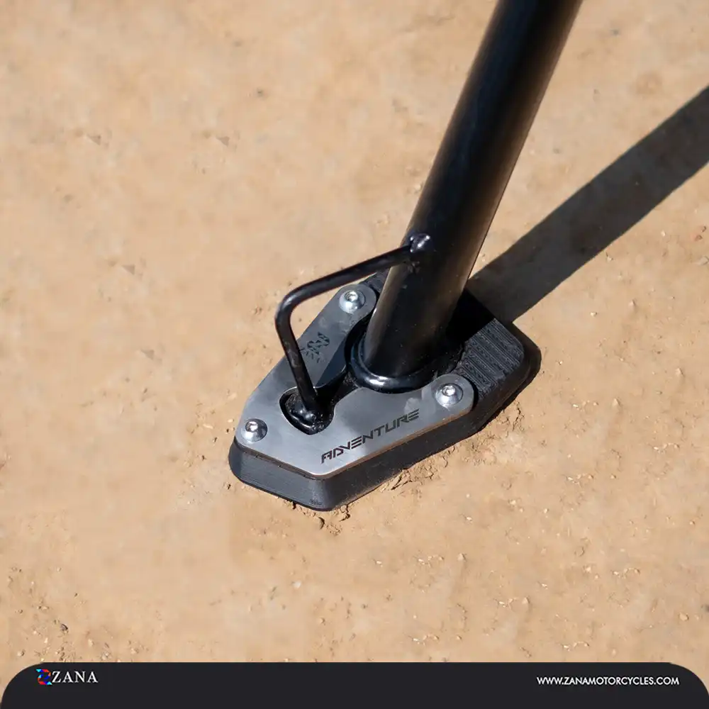 Product image of ZANA  Side Stand Extender for KTM Adventure 250, 390 & Enduro 390 2025 – CNC Machined Aluminum