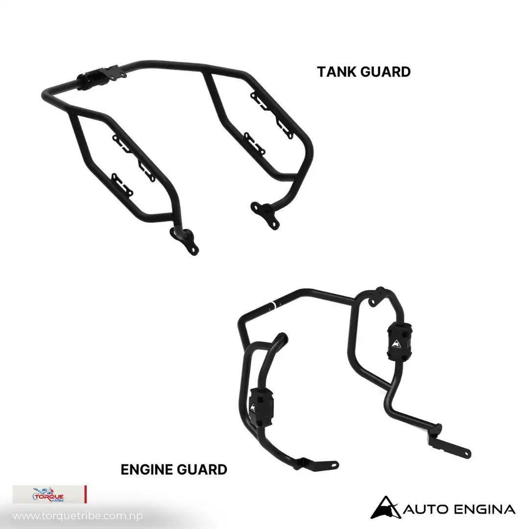 Product image of AutoEngina Crash Guard for KTM Adventure 250 & 390  2025 – Textured Matte Black