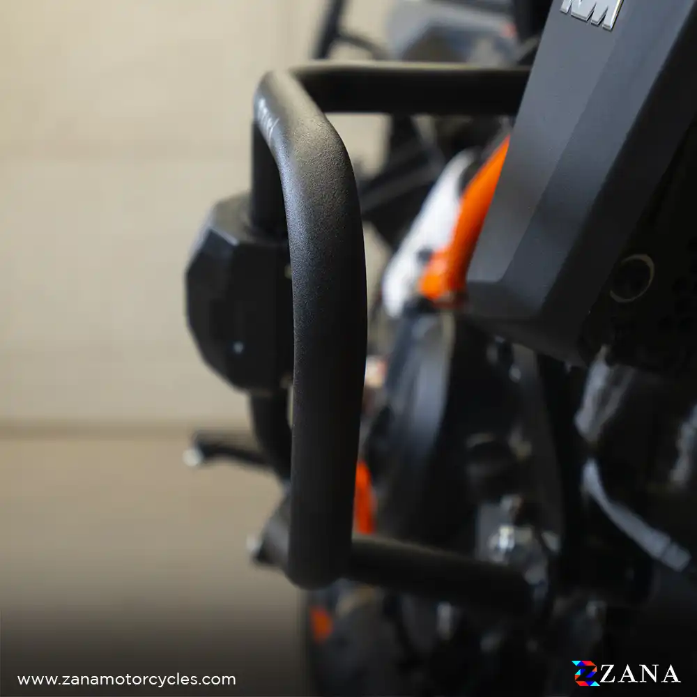 Product image of Zana Crash Guard for KTM Duke 250 & Duke 390 Gen 3 – Black Slider Puck