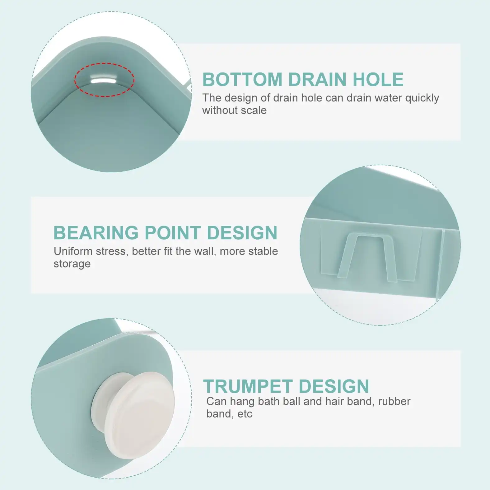 Product image of Bathroom Corner Shower Shelves