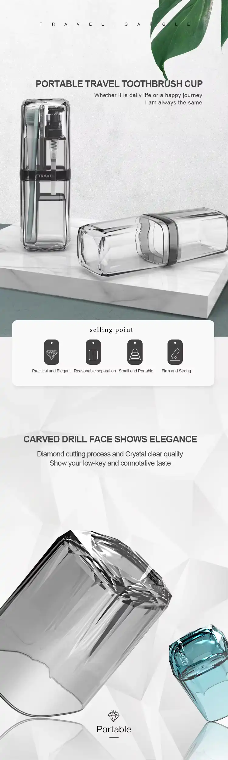 Product image of Etravel Transparent Travel Kit 7 in 1