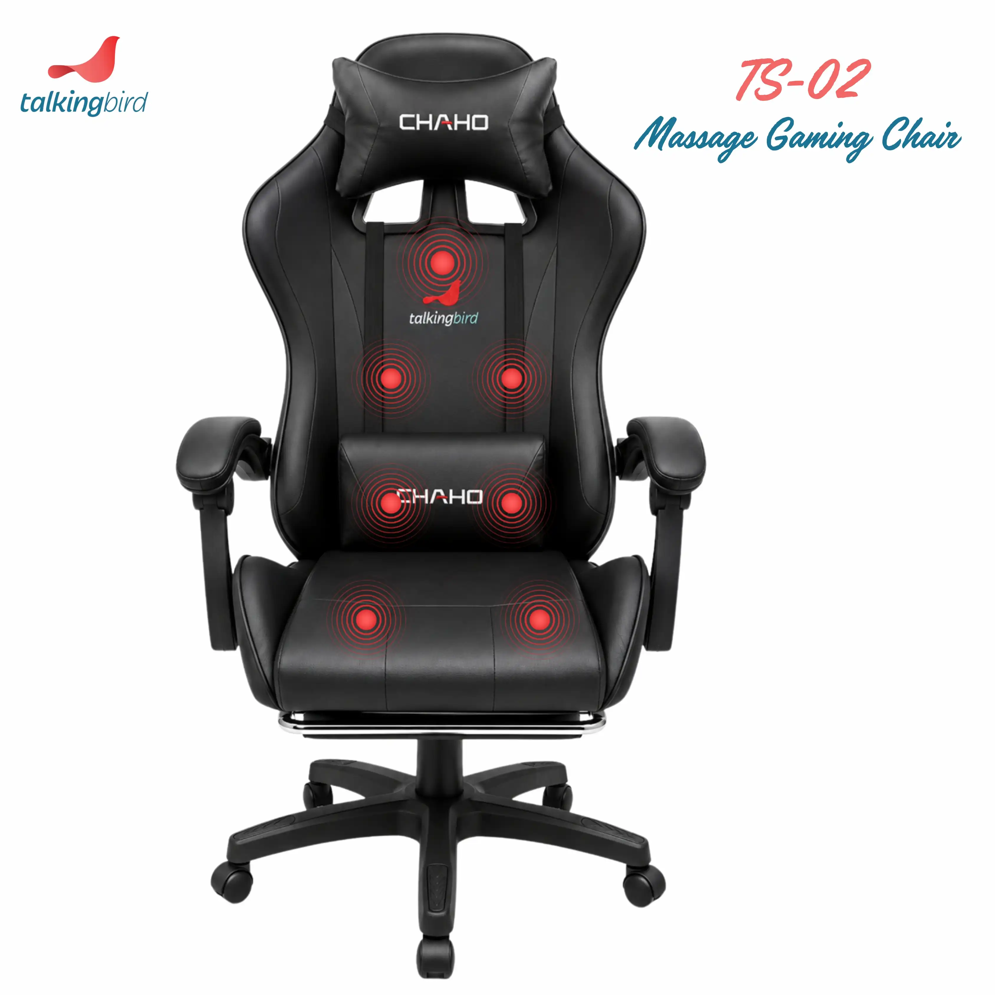 Product image of Talkingbird TS-02 Massage Gaming Chair