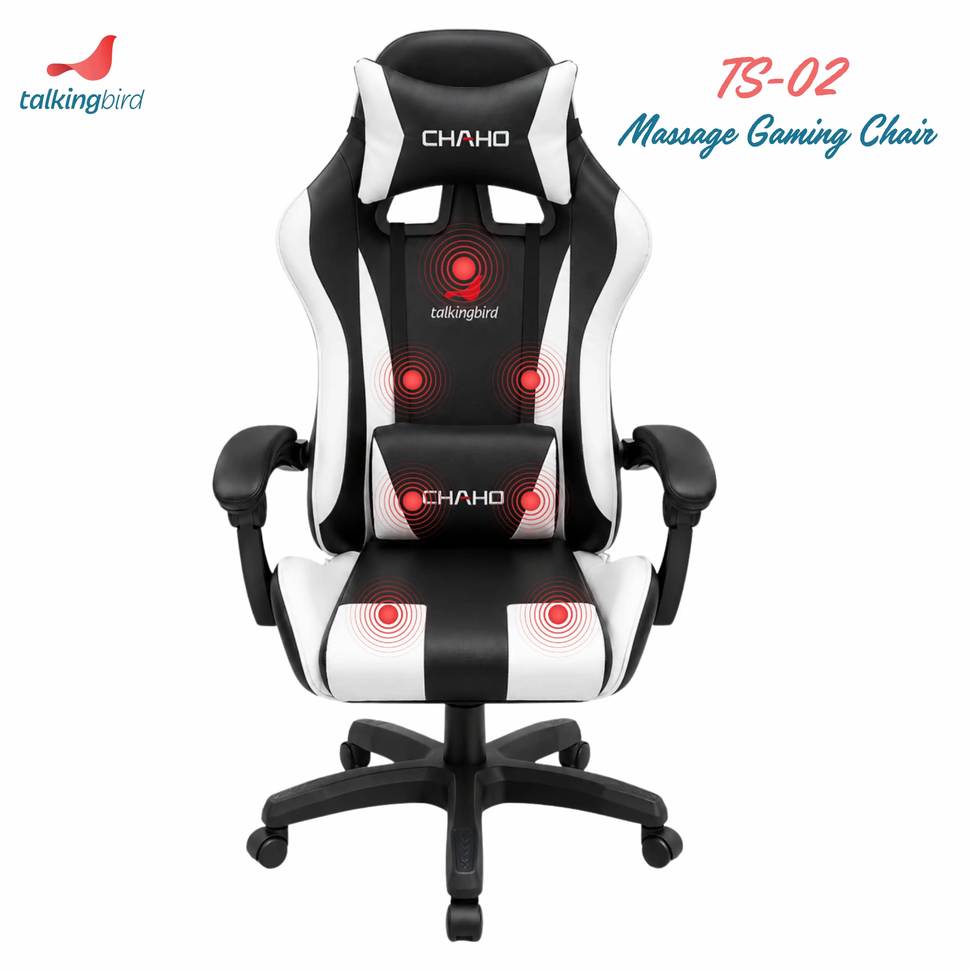 Product image of Talkingbird TS-02 Massage Gaming Chair