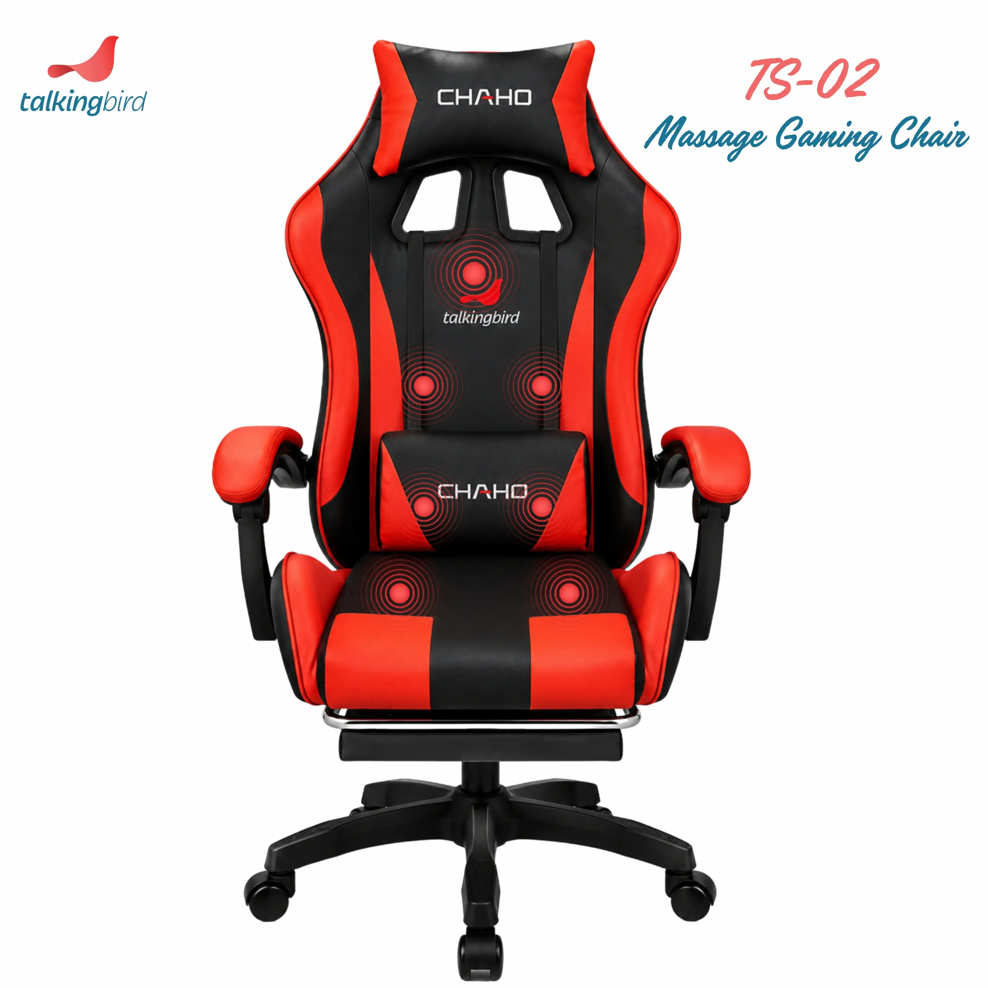 Product image of Talkingbird TS-02 Massage Gaming Chair