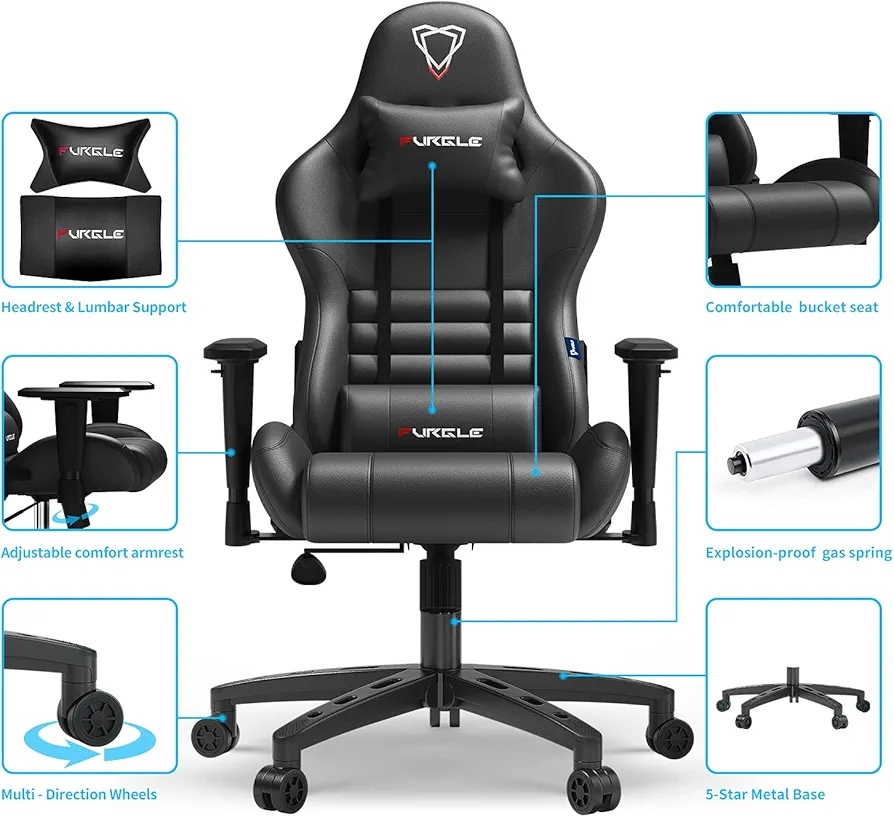 Product image of Furgle Pro Gaming Chair with Footrest