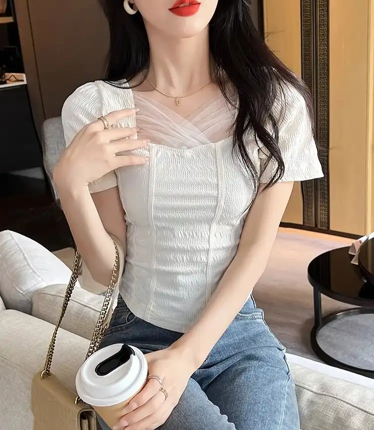 Ruched Fitted Top