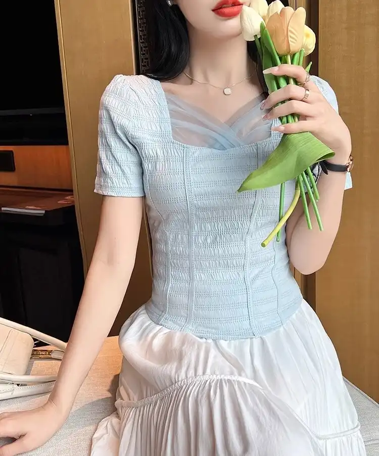 Product image of Ruched Fitted Top