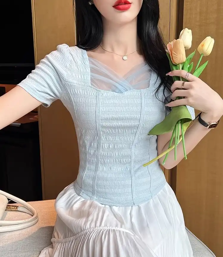Product image of Ruched Fitted Top