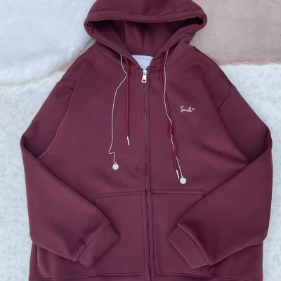 Smiley Zip  Oversized Premium I...