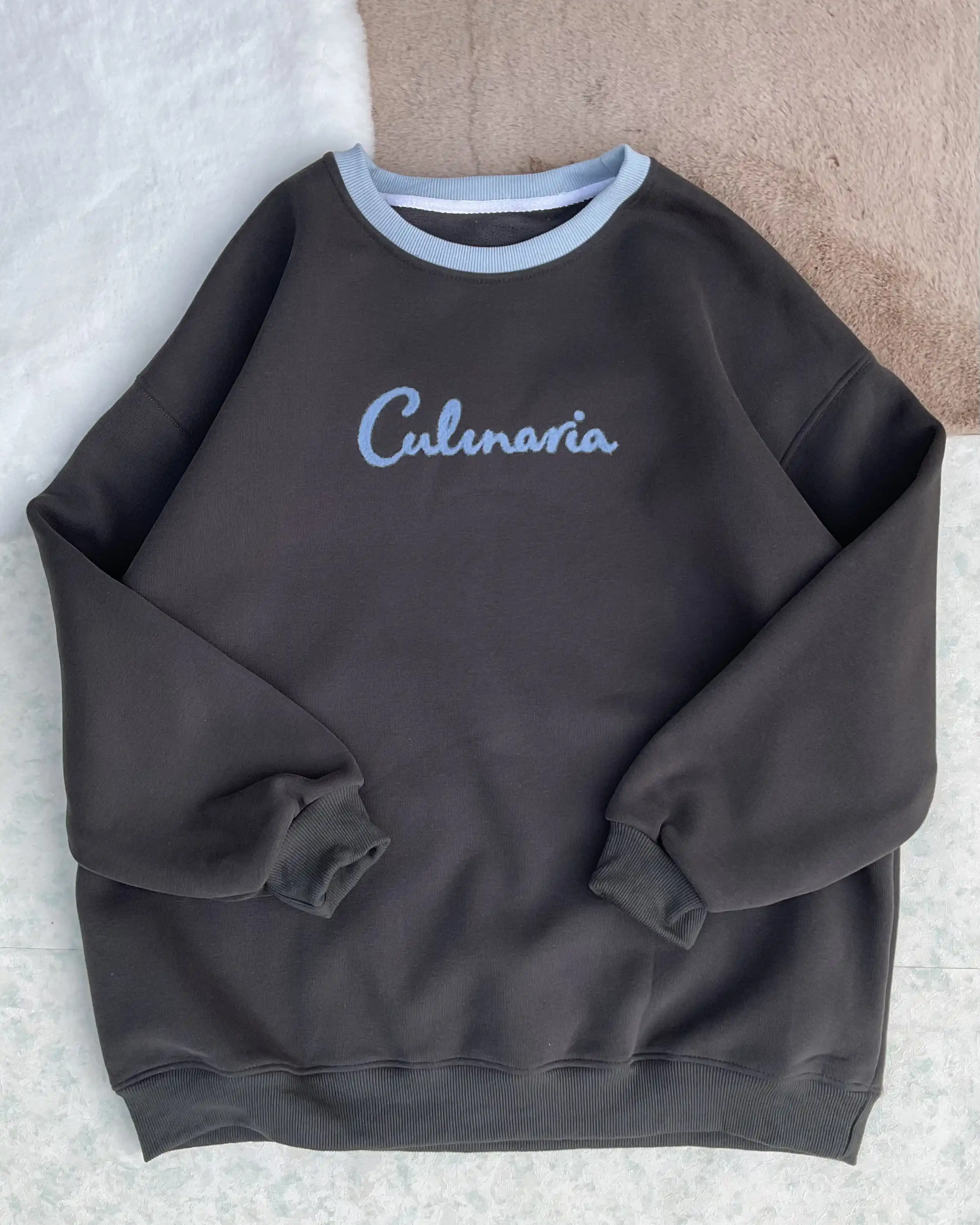 Product image of Culnaria Embroidered Oversized Unisex Sweatshirt