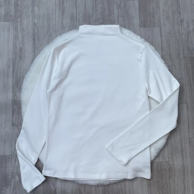 Brushed Fleece Mock Neck Top