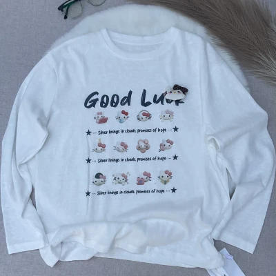 Tencel Breeze Full Sleeve Tee - Good Luck