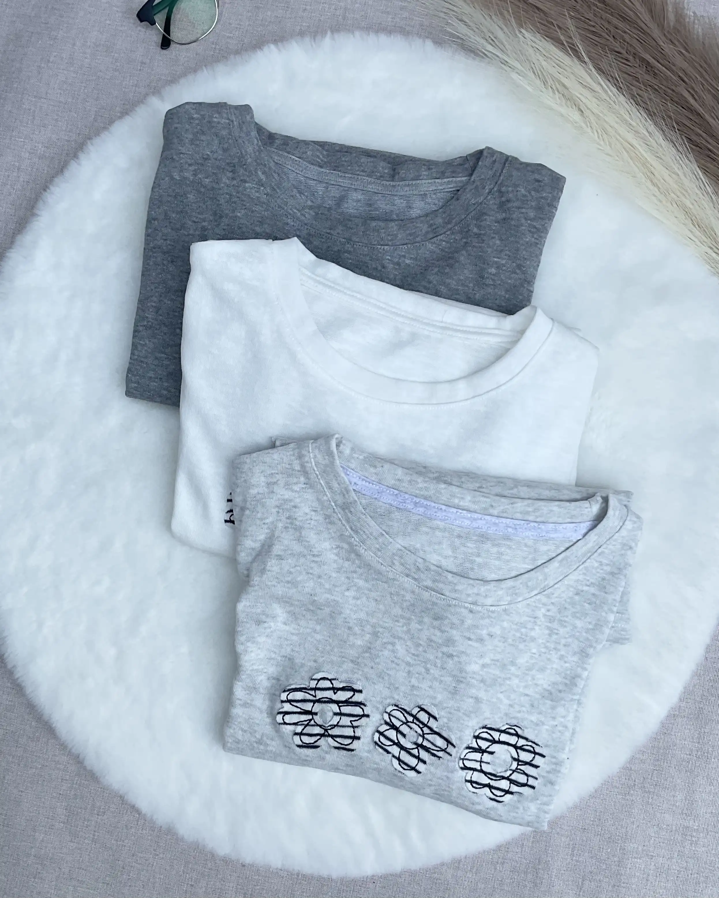 Product image of Tencel Breeze Triple Daisy Layered Double Sleeve Tee