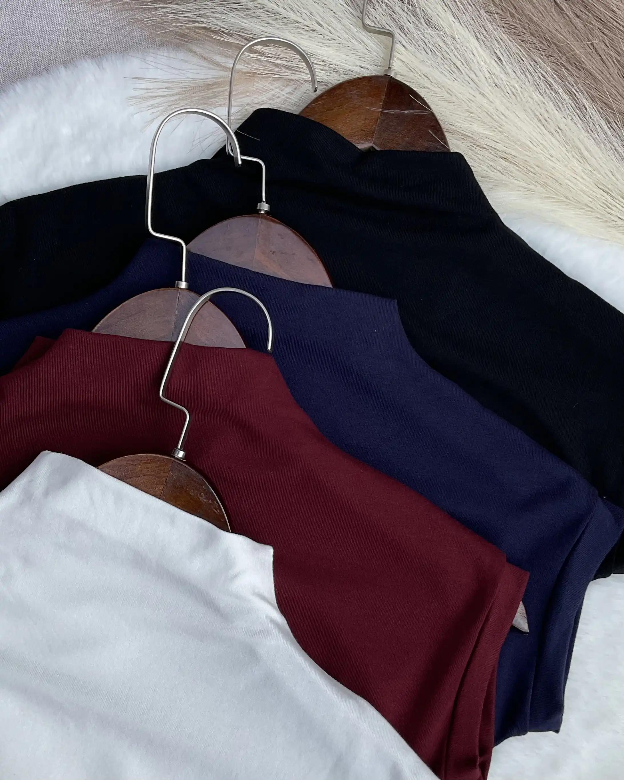 Product image of Sculpt Fitted Mock Neck Tee