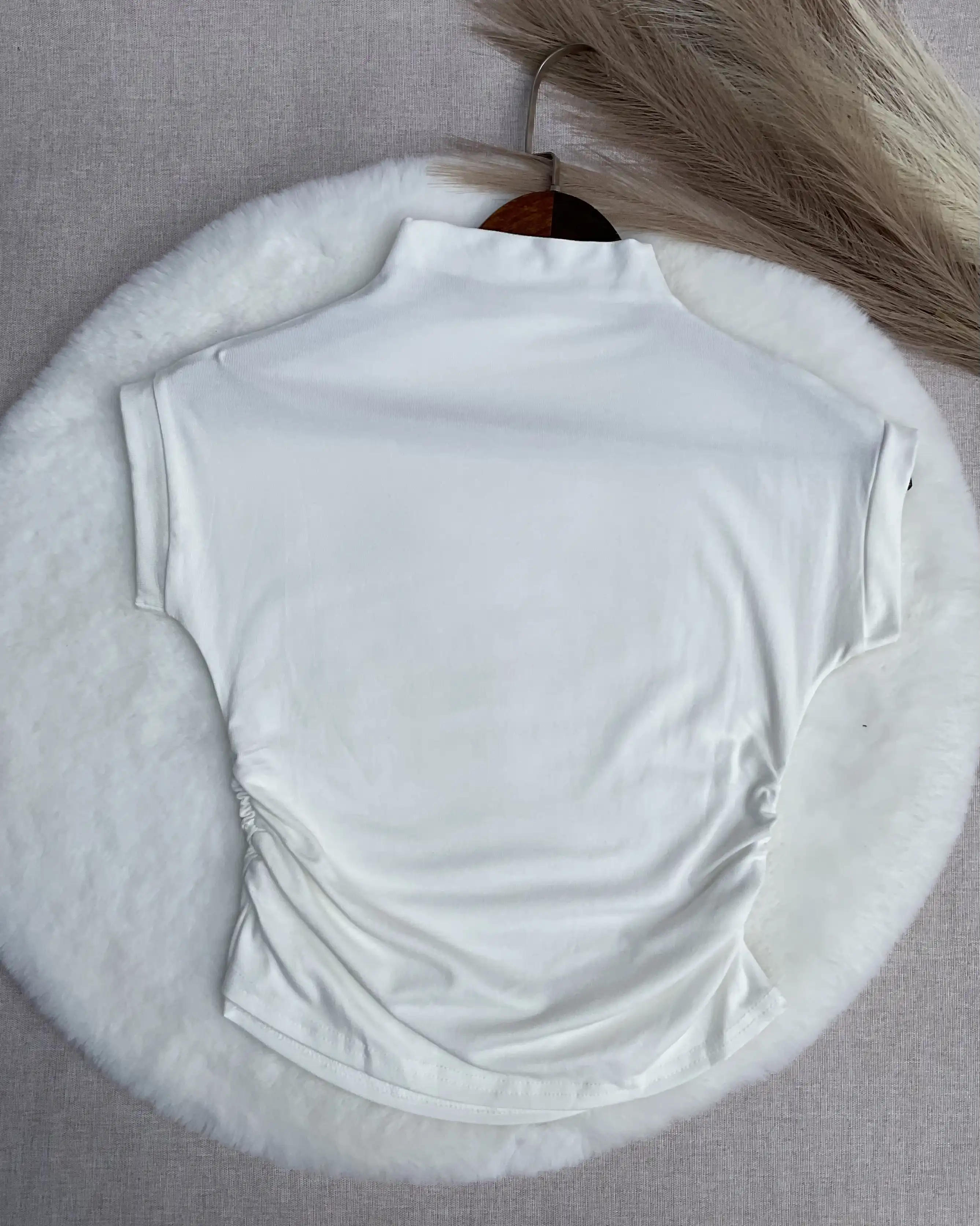 Product image of Sculpt Fitted Mock Neck Tee