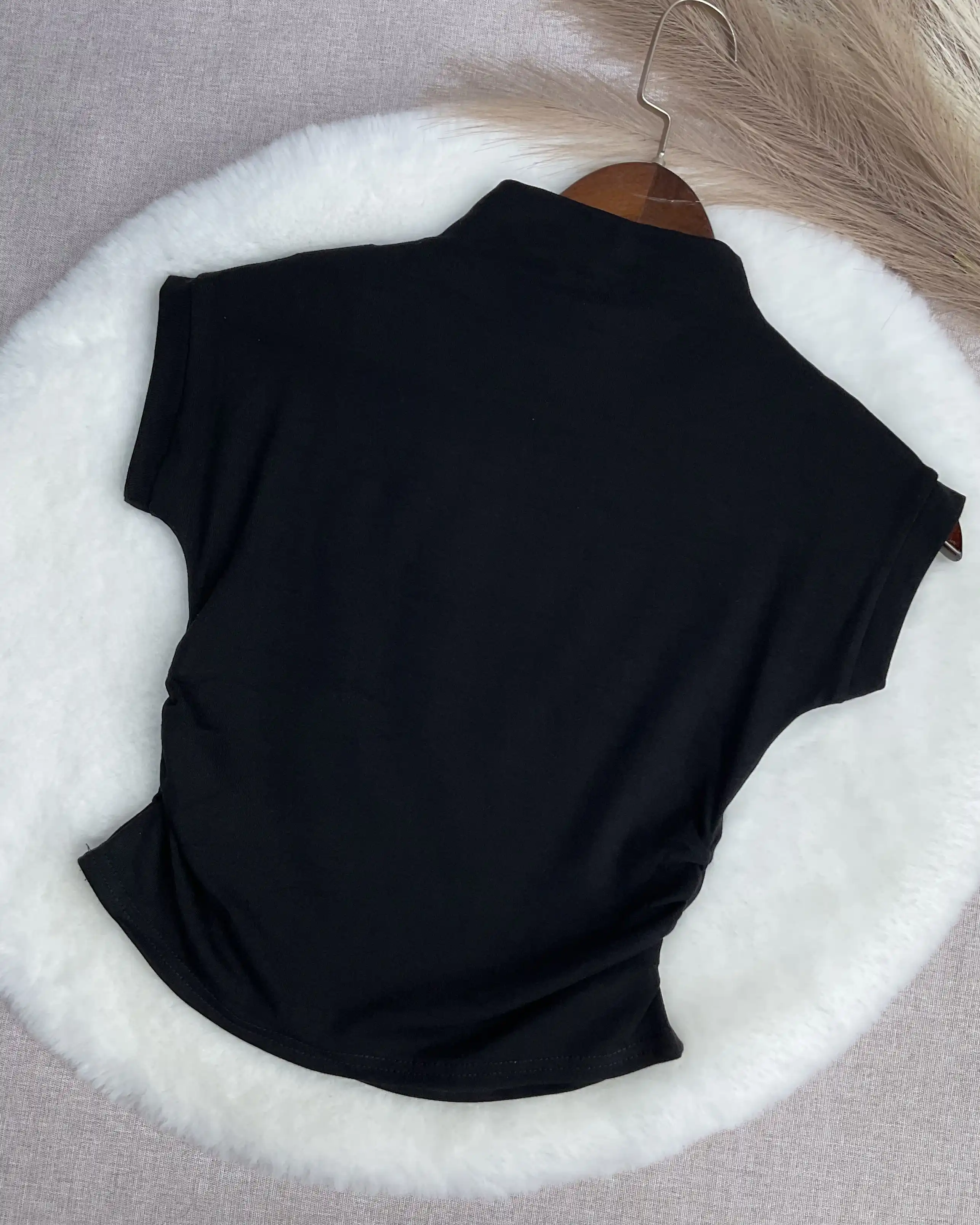 Product image of Sculpt Fitted Mock Neck Tee