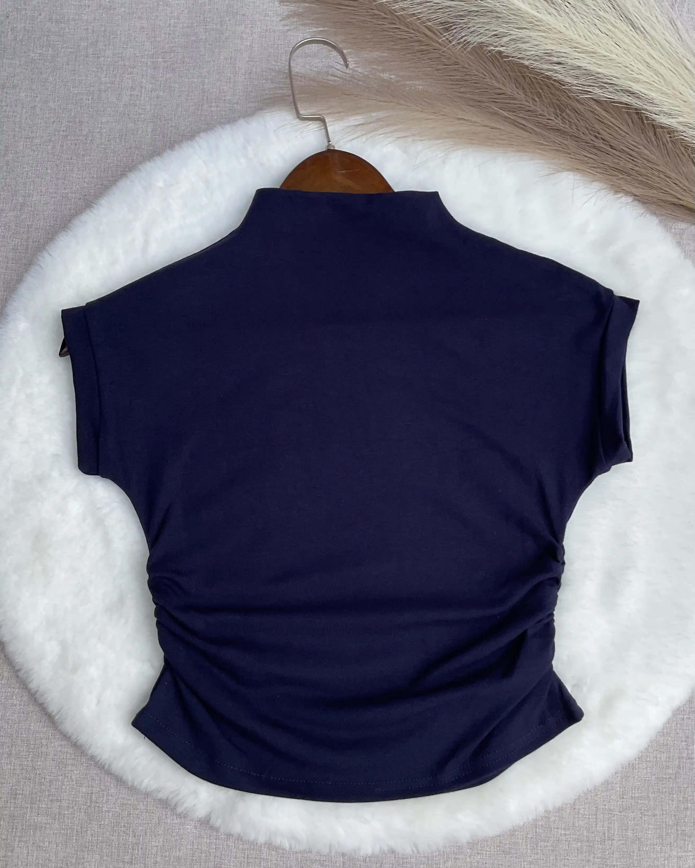 Product image of Sculpt Fitted Mock Neck Tee
