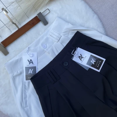 High-Rise Wide-Leg Formal Pant