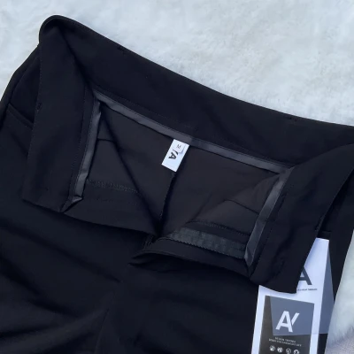 High-Waist Formal Flare Trousers