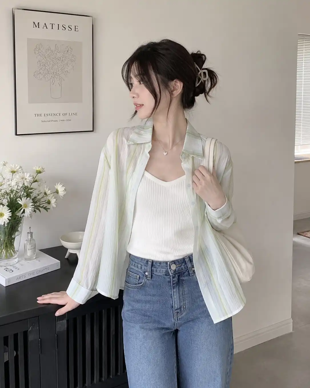 Product image of 2-Piece "Sunscreen Blouse" & Camisole Set