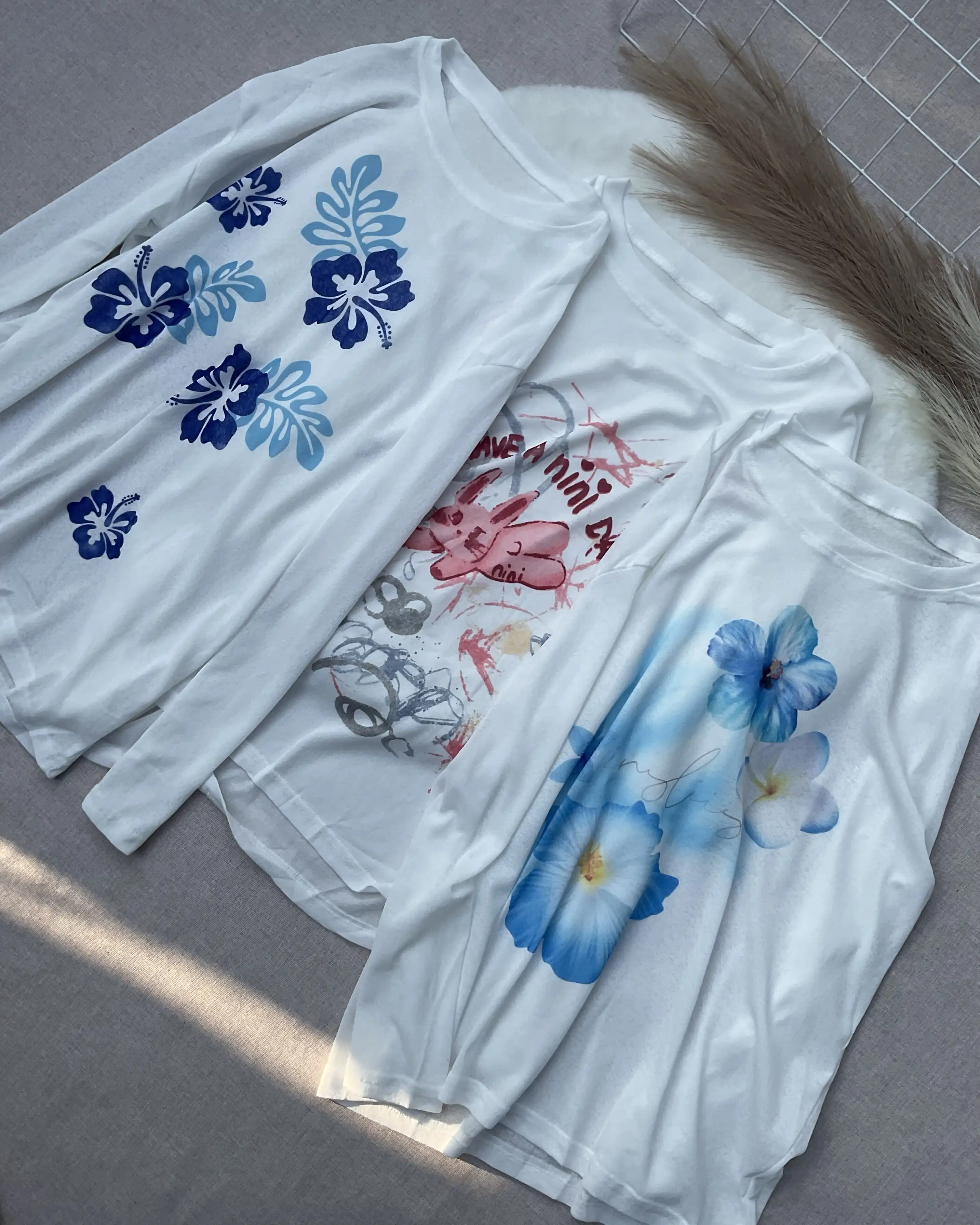 Product image of Oversized Bamboo-Blend Graphic Tee