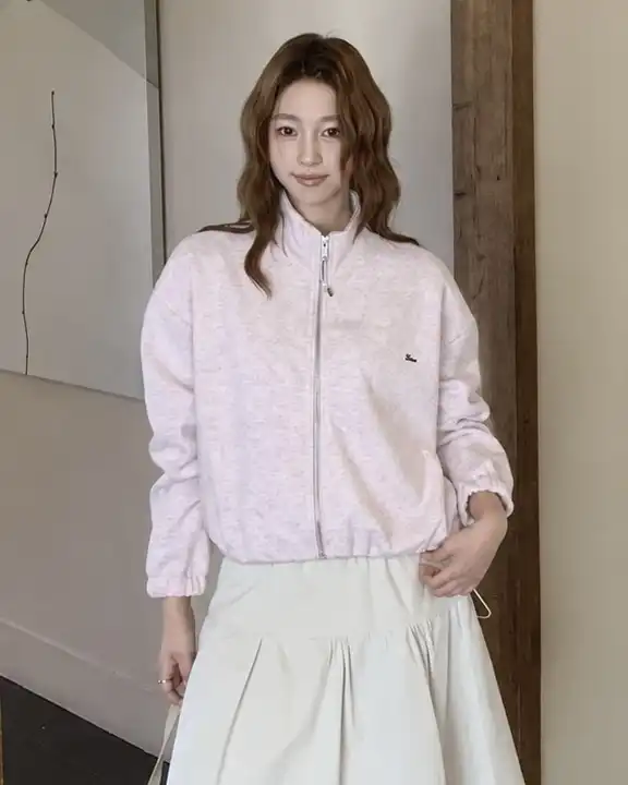 Product image of Pinterest Cropped Zip-Up Jacket