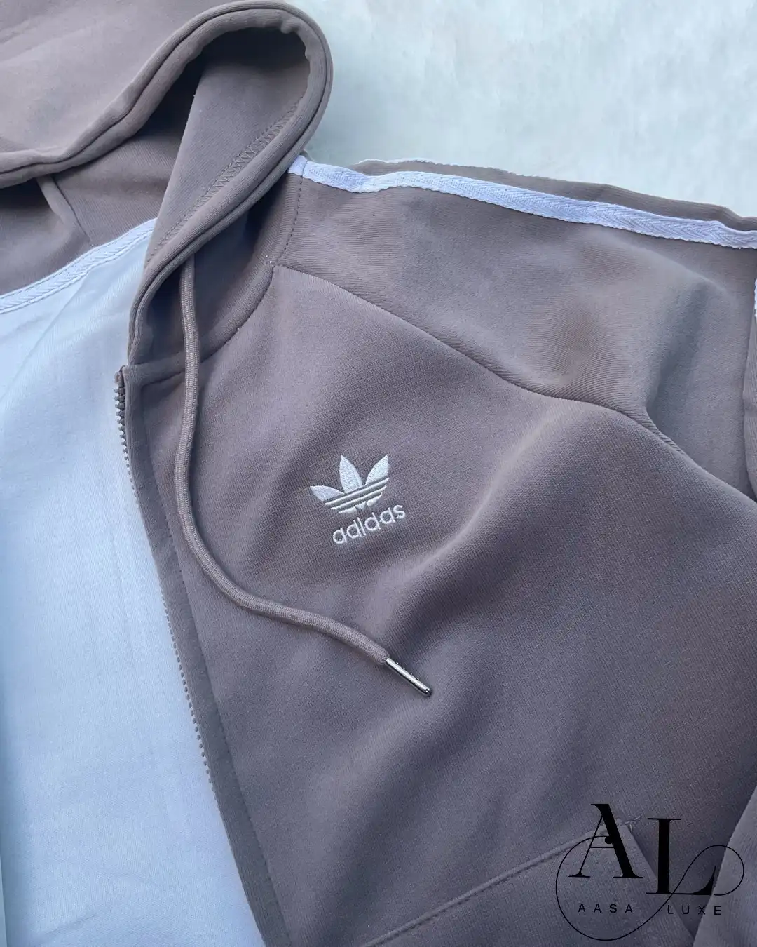 Product image of Essential 3-Stripe Unisex Zip-Up Hoodie