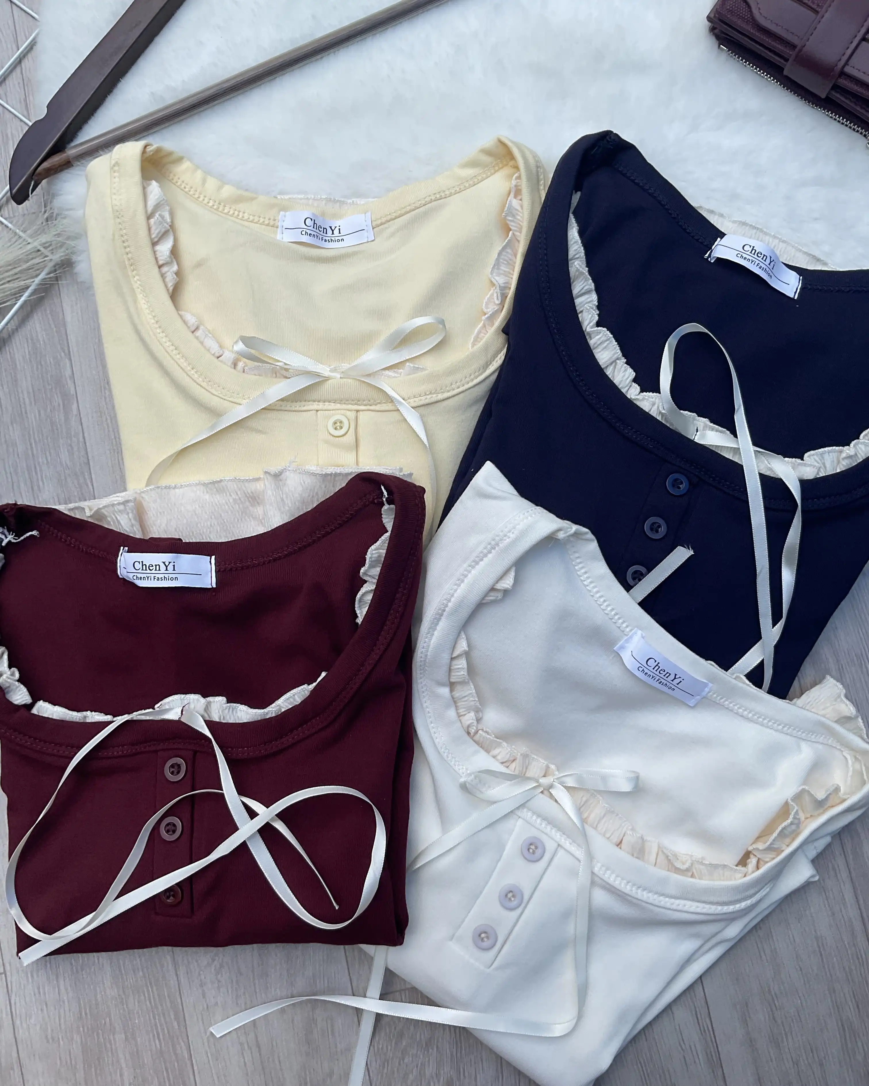 Product image of Pinterest Girl Henley Top 🎀