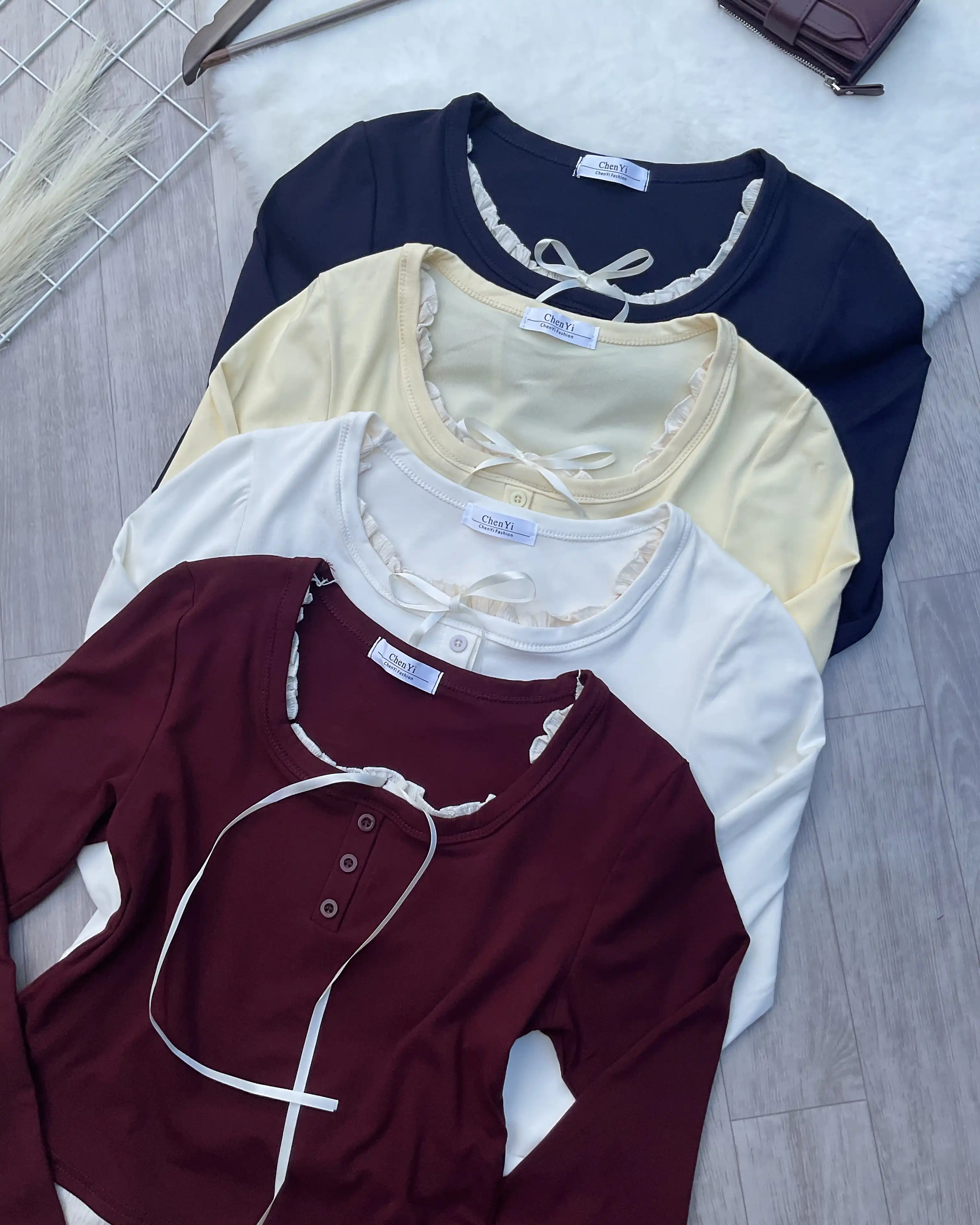 Product image of Pinterest Girl Henley Top 🎀