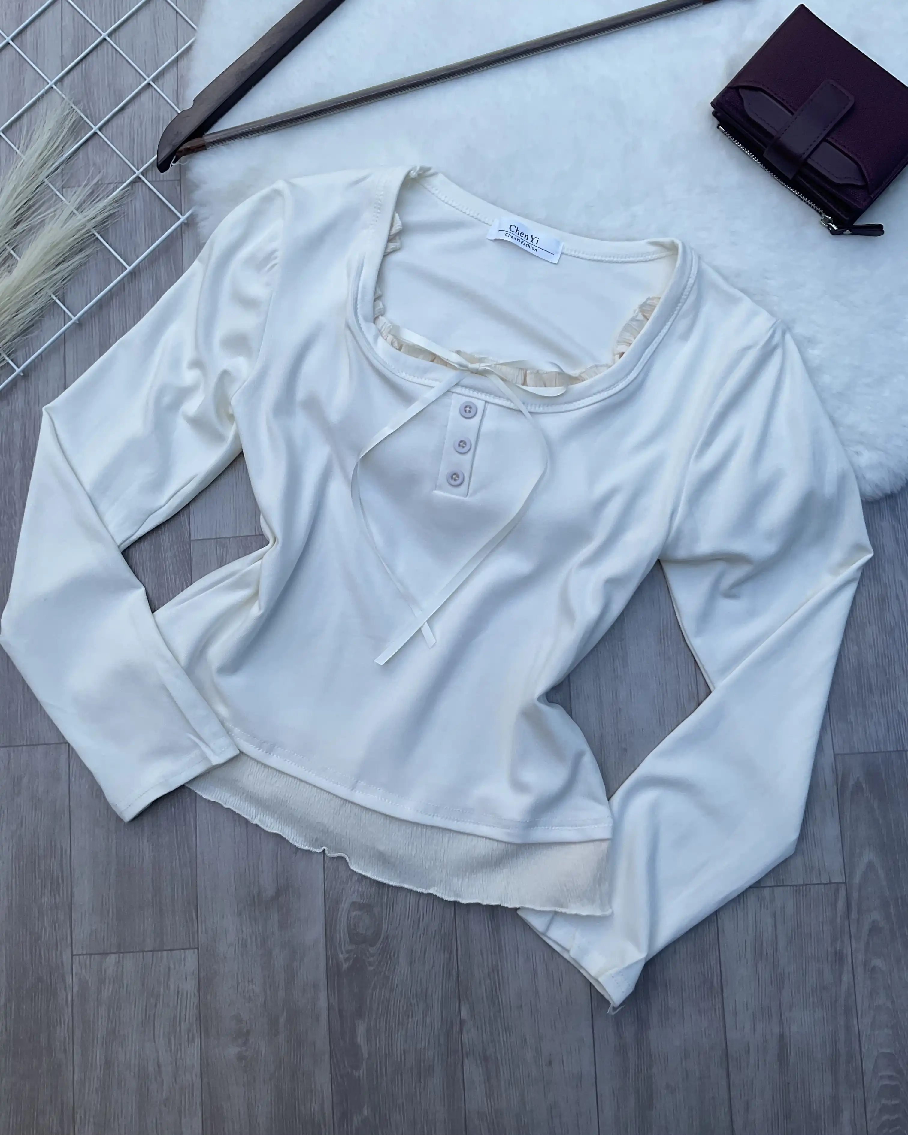 Product image of Pinterest Girl Henley Top 🎀