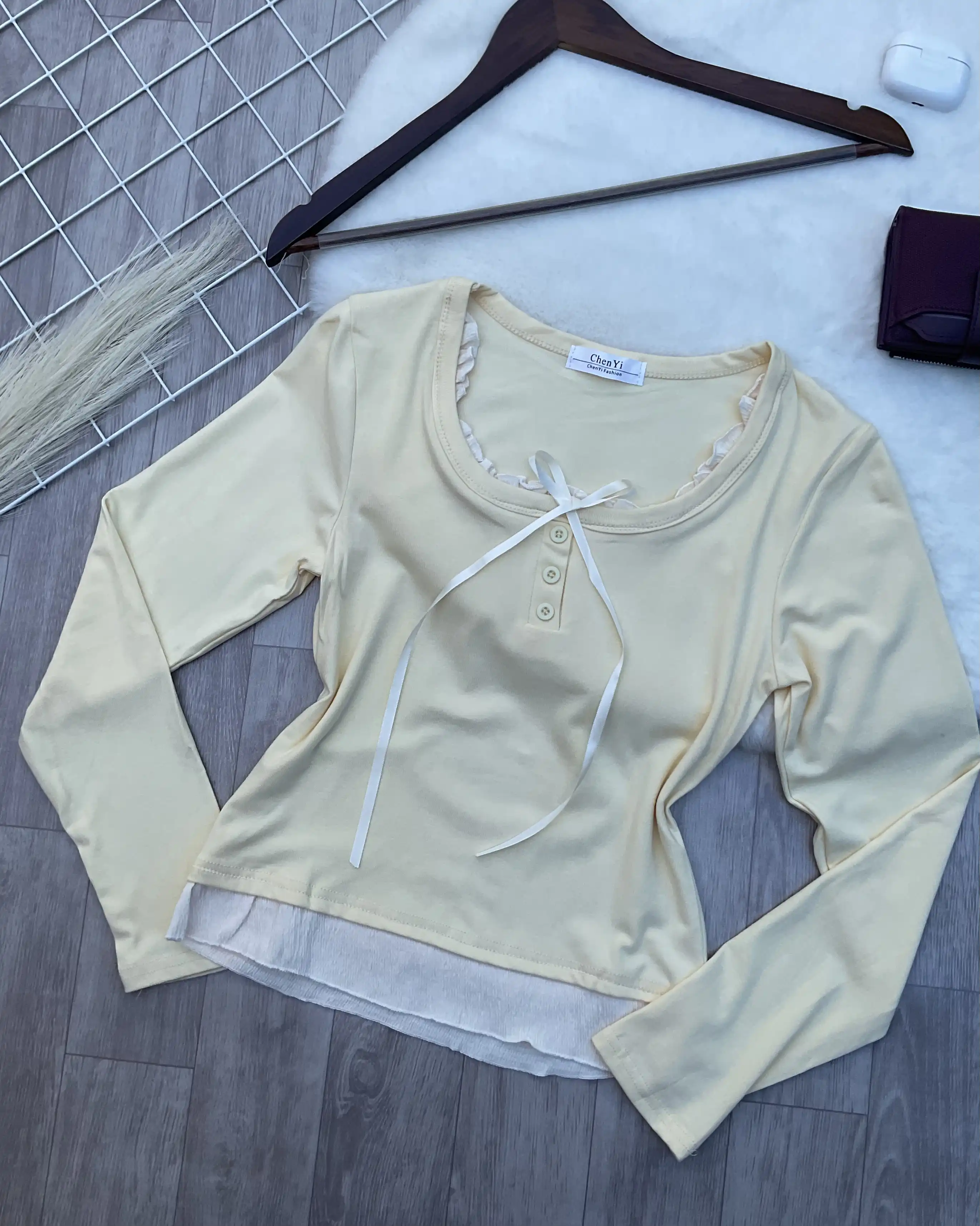 Product image of Pinterest Girl Henley Top 🎀