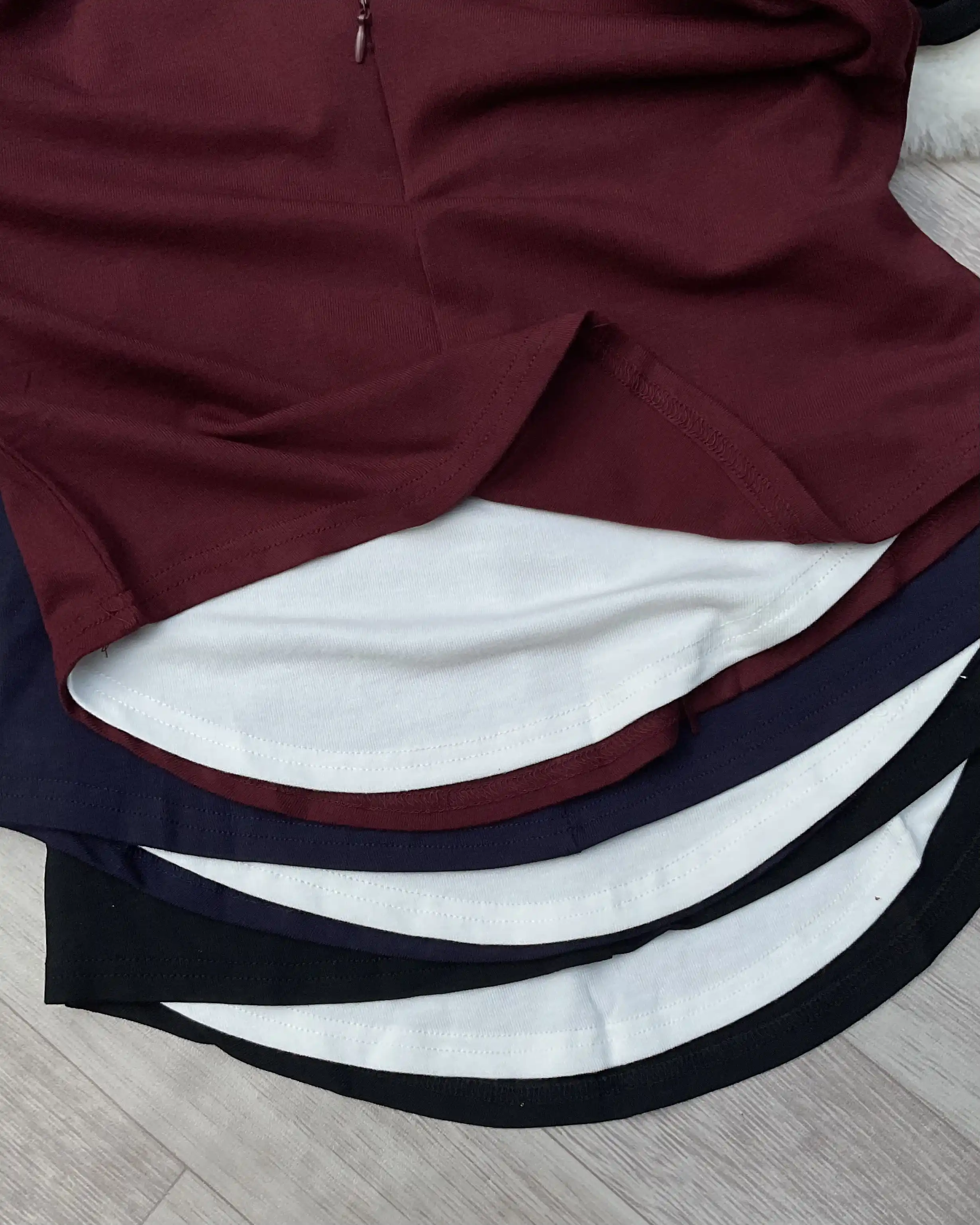 Product image of Zip Up Henley Layered Top